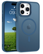 coques antichoc magsafe BLEU Foncé Matt iPhones