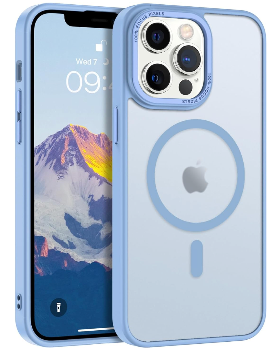 coques ANTICHOC MAGSAFE bleu ciel Matt