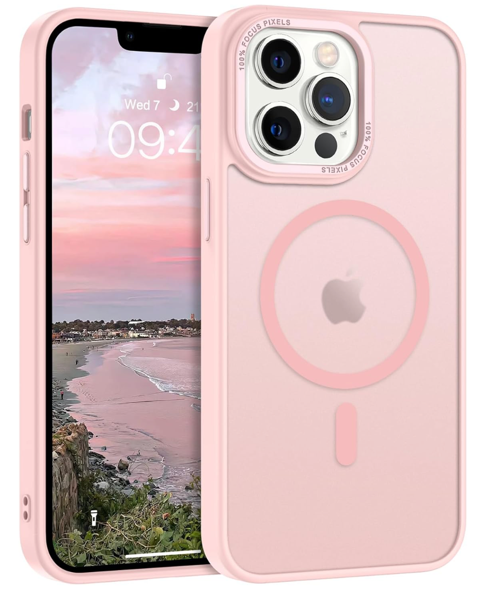 coques antichoc magsafe ROSE Matt iPhones