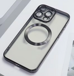 coques MAGSAFE ÉTUI MAGNETIQUE TRANSPARENT noir