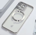 coques MAGSAFE ÉTUI MAGNETIQUE TRANSPARENT blanc